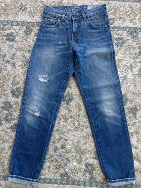 Levi’s LVC 505 Blue Distressed Jeans Size 24